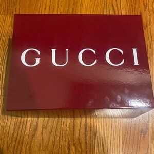 Gucci Burgundy Box with White Logo